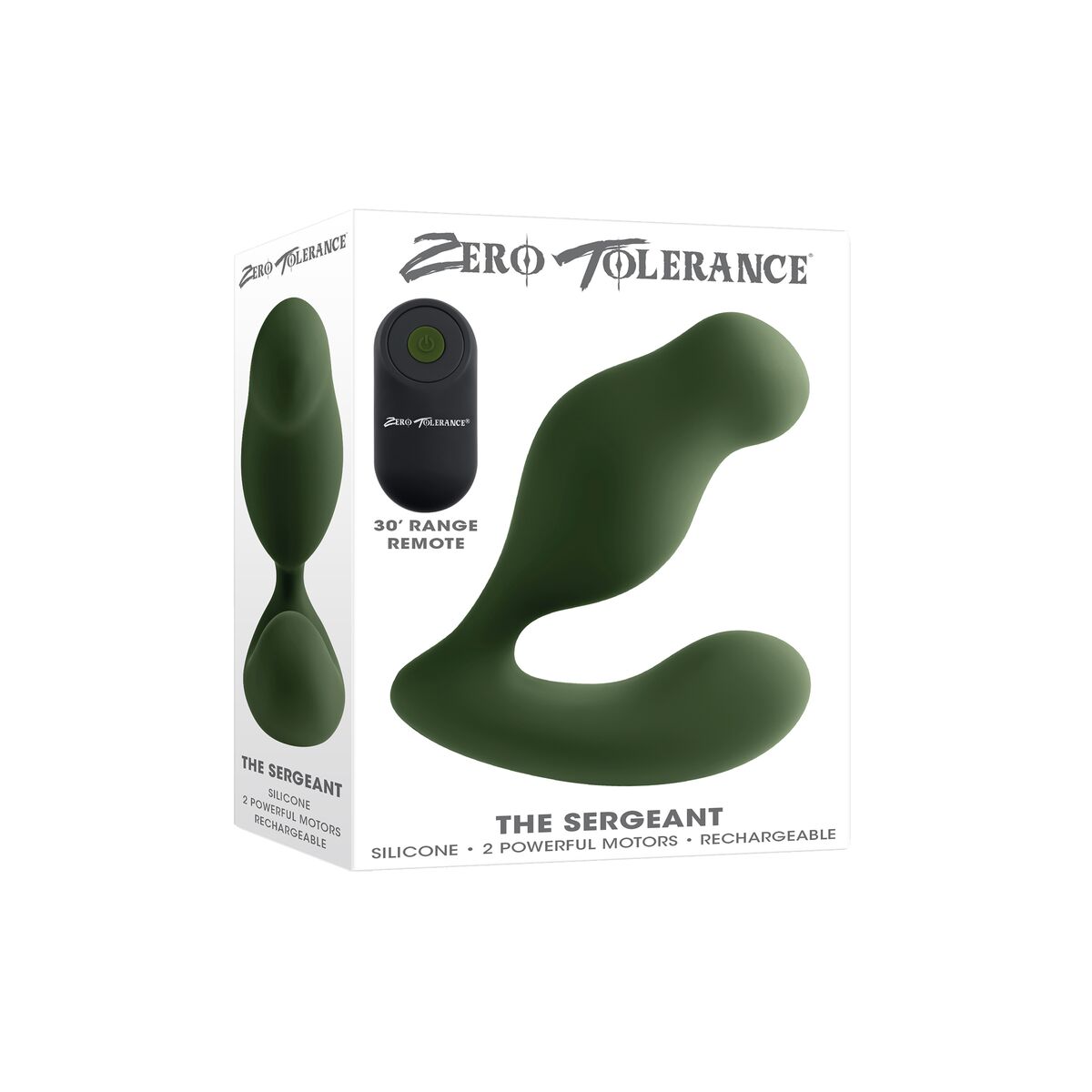 Analinis vibratorius Zero Tolerance Žalia